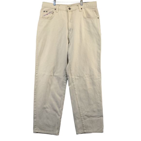 Paco Sports International Men's Jeans Tan 36x33 Cotton 5-Pocket